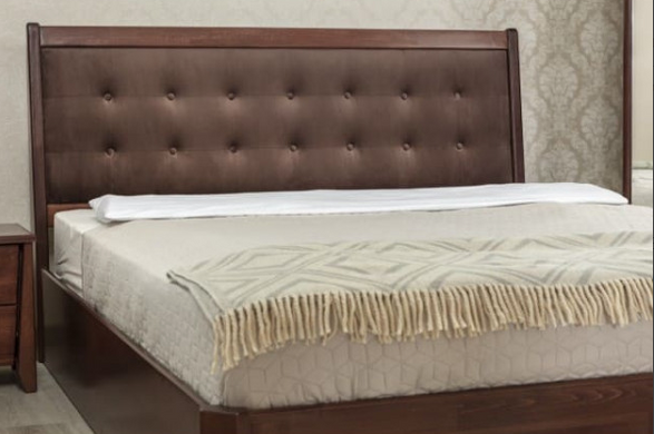 Кровать Олимп Сити Премиум с мягкой спинкой и подъемным механизмом 120х200