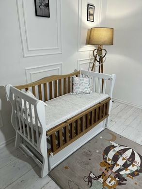 Ліжко для новонароджених Goydalka SOFI з шухлядою, 60x120, Бук