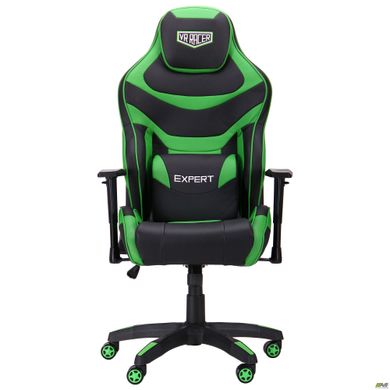 Кресло VR Racer Expert Champion черный/зеленый