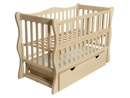 Кровать для новорожденных Goydalka SOFI c ящиком, 60x120, Бук