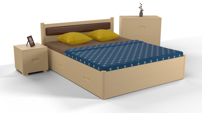 Кровать Олимп Марго мягкая с ящиками 80x190