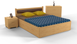 Кровать Олимп Марго мягкая с ящиками 90x190, фото – 10