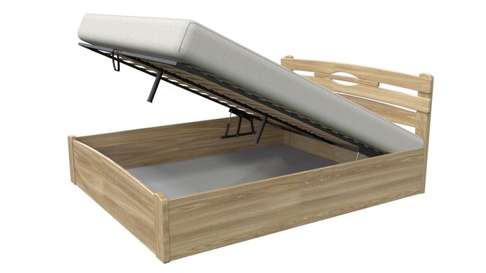 Кровать Мебликофф Кантри с подъемным механизмом 160x200 - ясень