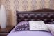 Ліжко Олімп Прованс з патиною і м'якою спинкою ромби 160x200, фото – 2