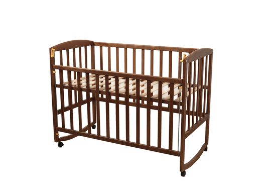 Ліжко для новонароджених Goydalka AMELI з рухомою боковиною, 60x120, Бук