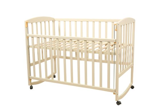 Ліжко для новонароджених Goydalka AMELI з рухомою боковиною, 60x120, Бук