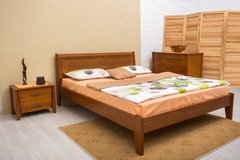 Кровать Олимп Сити без изножья с интарсией 160x190