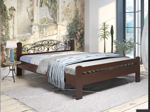 Кровать Camelia Амелия 160x200 - бук