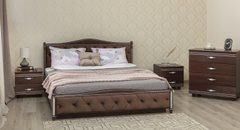 Ліжко Олімп Прованс з патиною і підйомним механізмом ромби 160x190