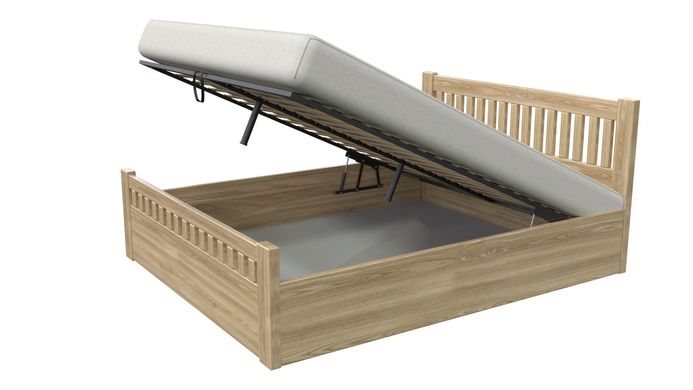 Кровать Мебликофф Луизиана с подъемным механизмом 140x200 - ясень