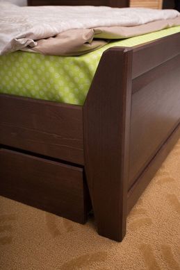 Ліжко Олімп Сіті з фільонкою і ящиками 140x200
