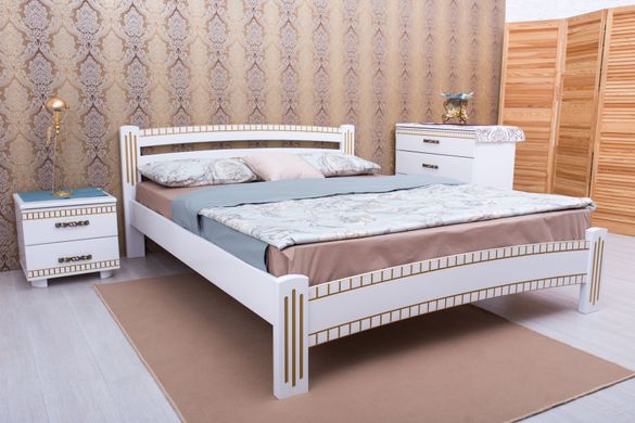 Ліжко Олімп Мілана Люкс з фрезеруванням 140x200