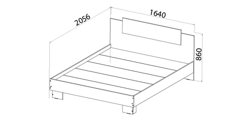 Кровать MatroLuxe Fiona (Фиона) 160x200, 160x200