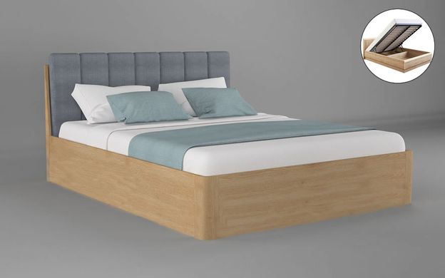 Ліжко T.Q.Project К'янті  з підйомним механізмом  180x190 - ясен