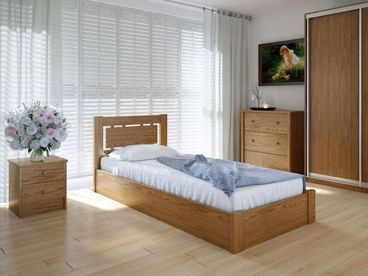 Кровать Мебликофф Осака с подъемным механизмом 160x200 - ясень