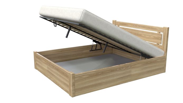 Кровать Мебликофф Осака с подъемным механизмом 140x200 - ясень