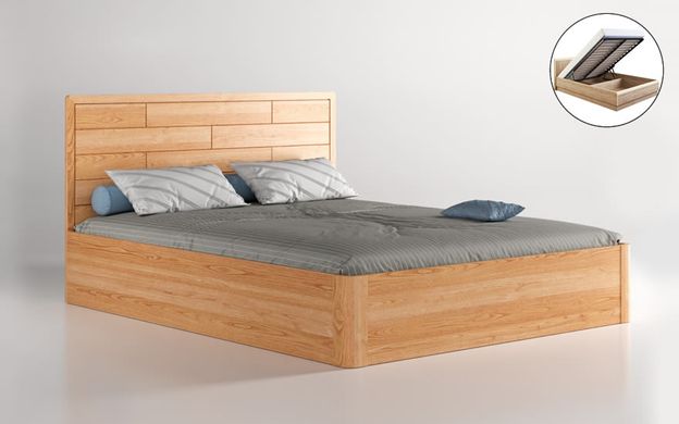 Ліжко T.Q.Project Лауро  з підйомним механізмом  120x190 - ясен