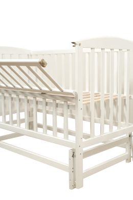 Кровать для новорожденных Goydalka VALERI с откидной боковиной, 60x120, Бук