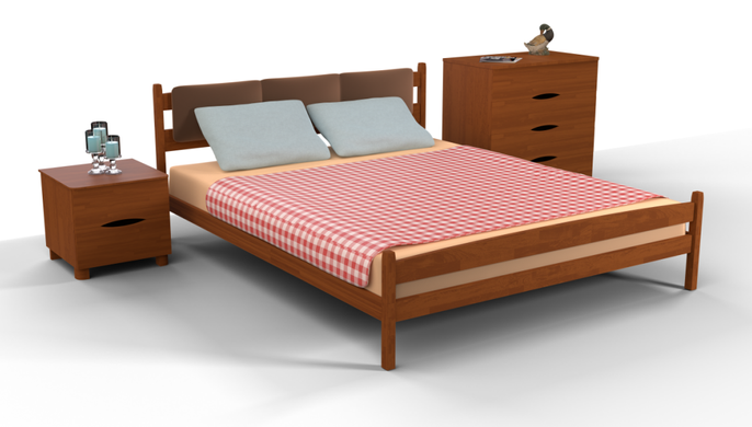 Кровать Олимп Лика с мягкой спинкой 160x190