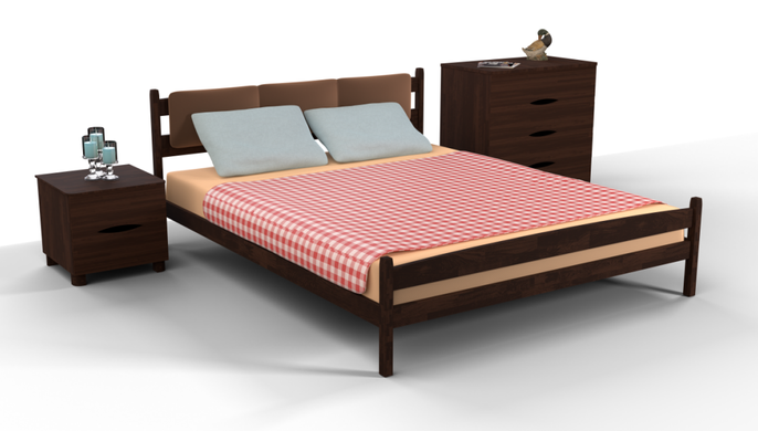 Кровать Олимп Лика с мягкой спинкой 160x190