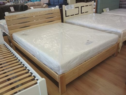 Ліжко Меблікофф Портленд з підйомним механізмом 90x200 - ясен