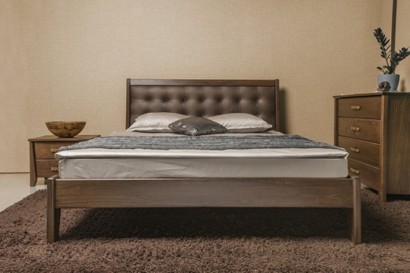Кровать Олимп Сити Премиум с мягкой спинкой без изножья 120х200