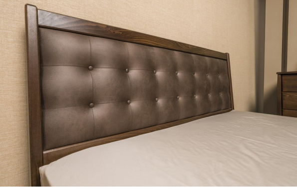 Кровать Олимп Сити Премиум с мягкой спинкой без изножья 120х200