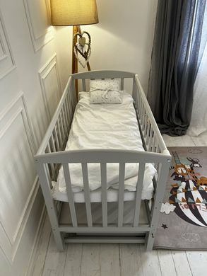 Ліжко для новонароджених Goydalka VALERI з шухлядою, 60x120, Бук