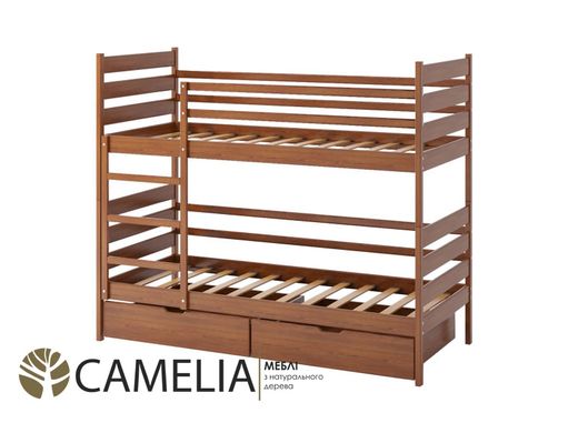 Кровать двухъярусная Camelia Ларикс 90x200 - бук