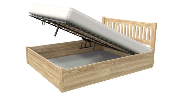 Кровать Мебликофф Вилидж с подъемным механизмом 160x200 - ясень