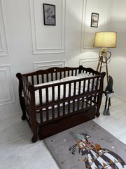 Ліжко для новонароджених Goydalka NATALI з шухлядою, 60x120, Бук