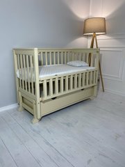 Ліжко для новонароджених Goydalka ALEX з шухлядою, 60x120, Бук