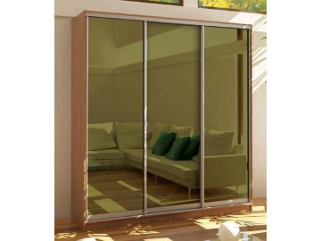 Шкаф - купе Luxe Studio Классик - 2 трехдверный 230x240x60 см - Тонированное зеркало