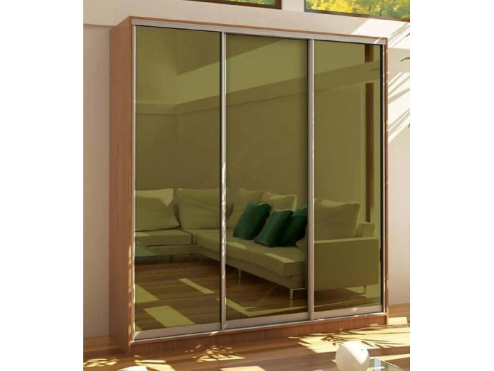 Шкаф - купе Luxe Studio Классик - 2 трехдверный 230x240x60 см - Тонированное зеркало