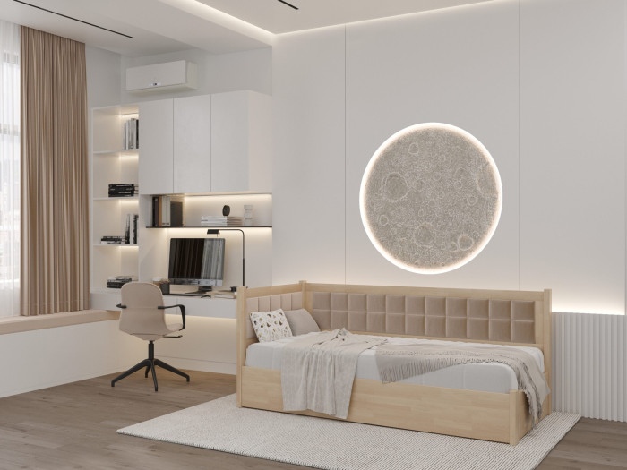 Кровать Лев Милвоки с подъемным механизмом 160x200