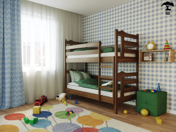 Кровать двухъярусная Лев Санта 80x200