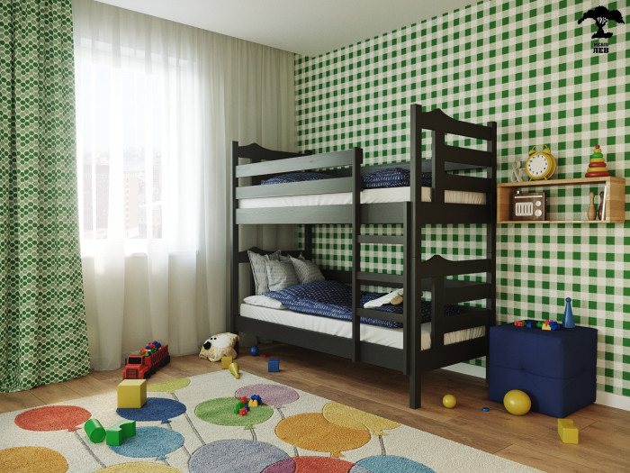 Кровать двухъярусная Лев Санта 80x200