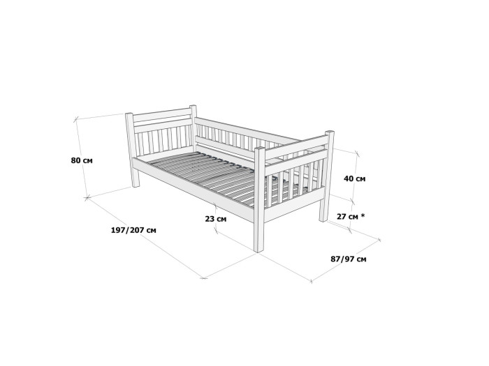 Кровать Дримка Молли 90x200