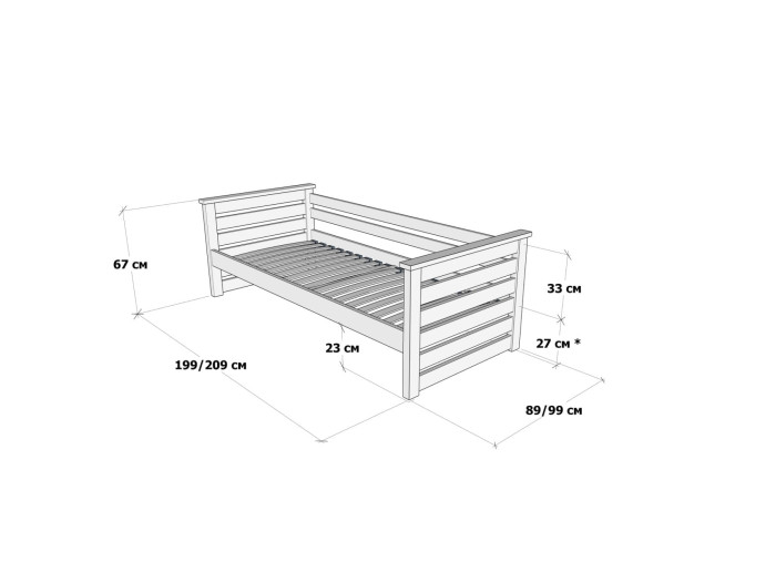 Кровать Дримка Телесык 90x200