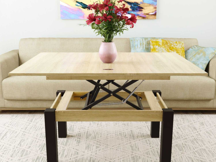 Стол-трансформер Art In Head B-Fly Дуб сонома/Венге ноги