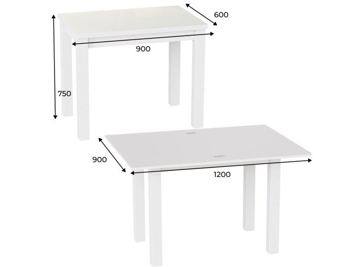 Стіл-трансформер Art in Head Dinner Гікорі Рокфорд світлий/Венге