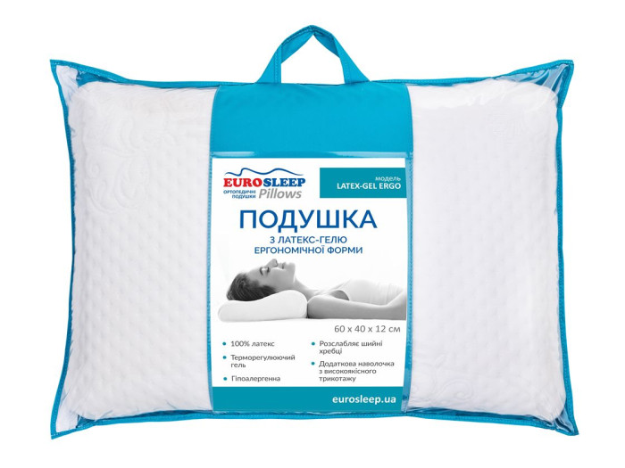 Подушка Eurosleep LATEX-GEL-ERGO