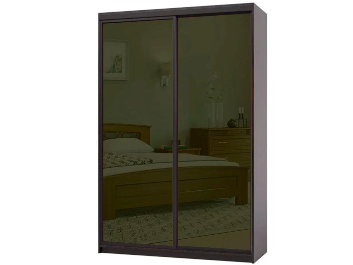 Шкаф - купе Luxe Studio Классик - 3 двухдверный 160x220x60 см - Тонированное зеркало