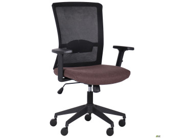 Крісло AMF Uran Black сидіння Сідней-26/спинка Сітка SL-00 чорна
