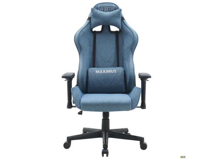 Крісло AMF VR Racer Textile Maximus тканина синя/чорна