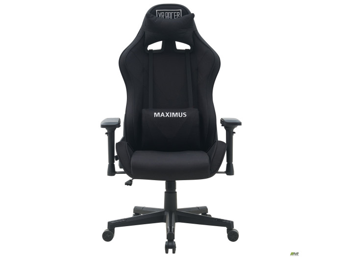 Крісло AMF VR Racer Textile Maximus тканина чорна/чорна