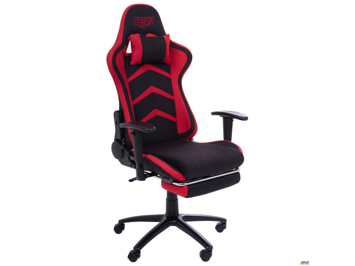 Кресло AMF VR Racer Textile Craft черный/красный