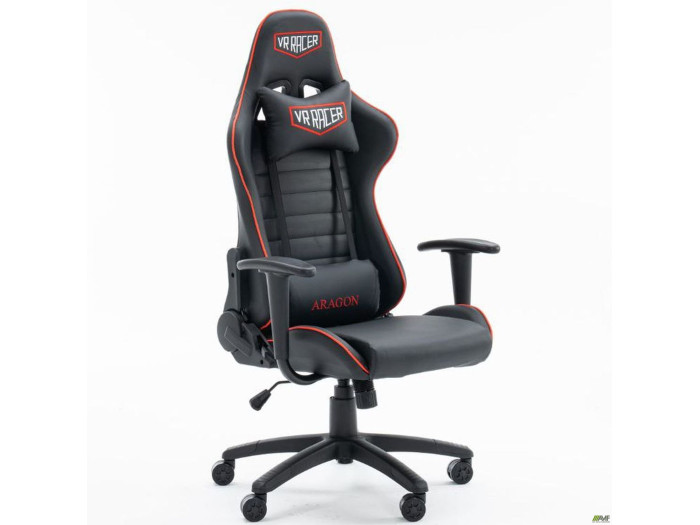 Крісло AMF VR Racer Original Aragon чорний/красний