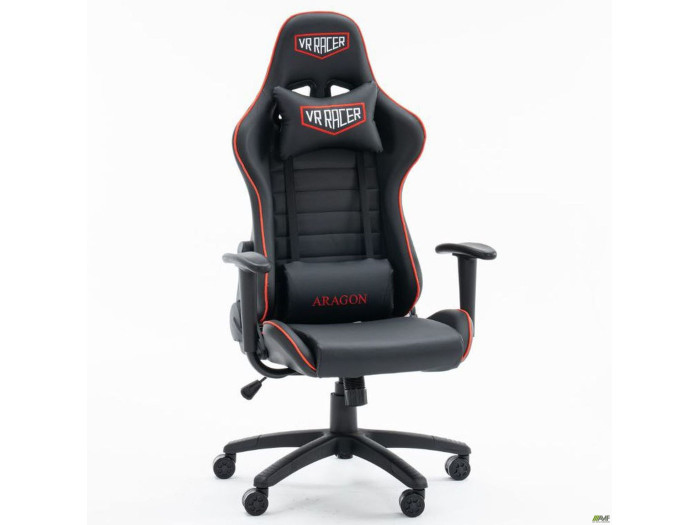 Крісло AMF VR Racer Original Aragon чорний/красний