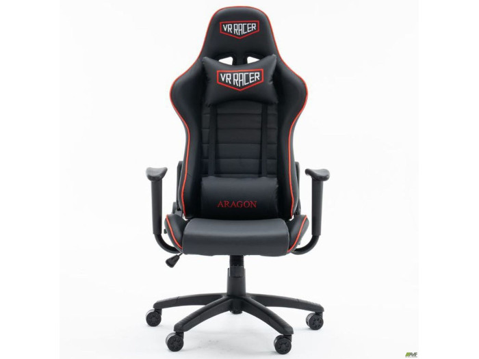 Крісло AMF VR Racer Original Aragon чорний/красний